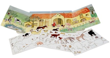 Пазл, магнитная игра, Ферма игрушек Эгмонт