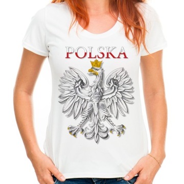 Koszulka bluzka z orłem t-shirt Polska HQ - XXL