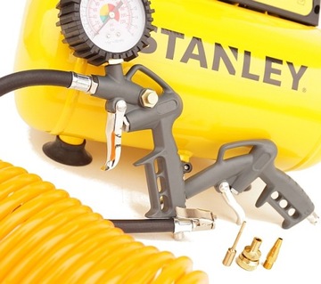 STANLEY COMPRESSOR COMPRESSOR 6L 8 BAR + НАБОР из 6 предметов.