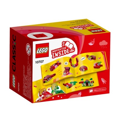 LEGO Classic 10707 Czerwony zestaw kreatywny