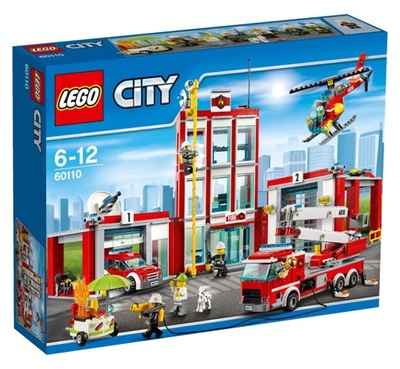 Klocki LEGO City Zestaw Remiza Strażacka 60110