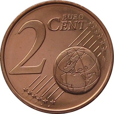 GRECJA 2 euro cent 2008 z rolki menniczej