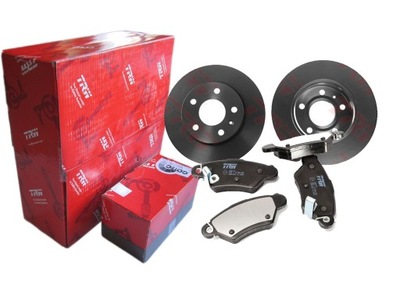 DISCS + PADS TRW REAR OPEL ASTRA G ZAFIRA - milautoparts-fr.ukrlive.com