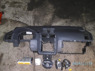 Консоль приборная панель подушка безопасности натяжители touran i оригинал фото №1