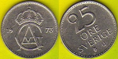 Szwecja 25 Ore 1973 r.