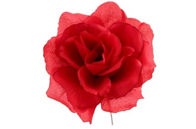 Sztuczna róża z drutem śr.13cm 10 kolorów 10 sztuk