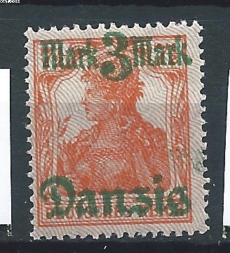 WM GDANSK DANZIG 29IV CZYSTE Z PODLEPKĄ