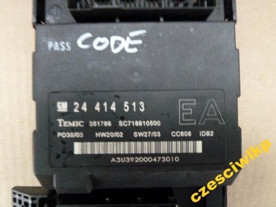 SKRZYNKA MODUL BCM EA OPEL VECTRA C SIGNUM