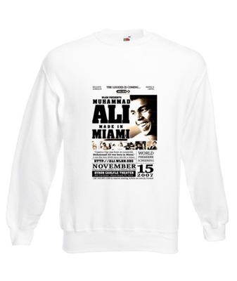 OVERSIZE BLUZA Muhammad Ali BOKS BOKSER WZORY