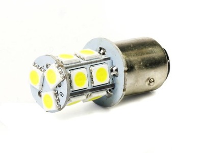 P21/5W 13 LED SMD 5050 Bay15d żarówka dwuwłóknowa