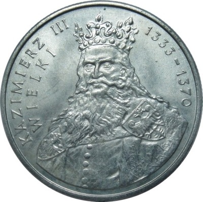 Moneta 100 zł złotych K. III Wielki 1987 mennicza