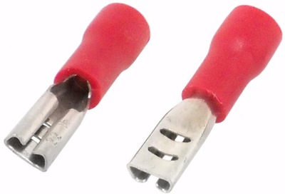 KONEKTOR ŻEŃSKI NASUWKA ŻEŃSKA 2,8 mm z OSŁONĄ 100