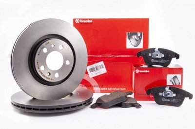 2× BREMBO 09.9447.11 DISQUE DE FREIN + BREMBO P 85 082 COMPLET DE SABOTS DE FREIN HAMULCOWYCH, FREINS TARCZOWE - milautoparts-fr.ukrlive.com