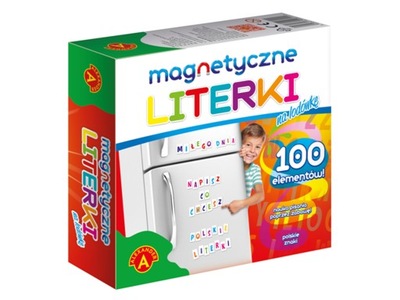 LITERKI MAGNETYCZNE MAGNESY NA LODÓWKĘ ALEXANDER