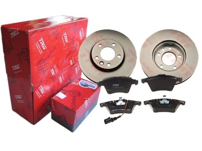 DISCS + PADS TRW FRONT VW TRANSPORTER T5 KOLA16 - milautoparts-fr.ukrlive.com