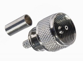 Złącze wtyk CB UC1 UHF zaciskany RG59 H155 (0952)