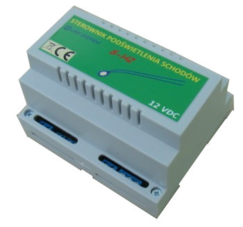 STEROWNIK OŚWIETLENIA SCHODÓW LED SCHODOWY S-H2 fv