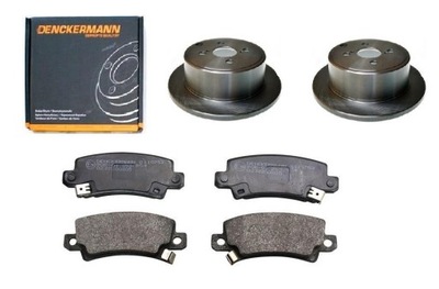 DISCS PADS TOYOTA COROLLA E12 VERSO REAR 269MM - milautoparts-fr.ukrlive.com