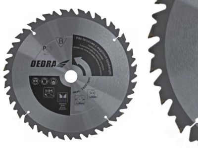 DEDRA Píla kotúčová píla pre POZDĹŽNE dreva 350x30 24z