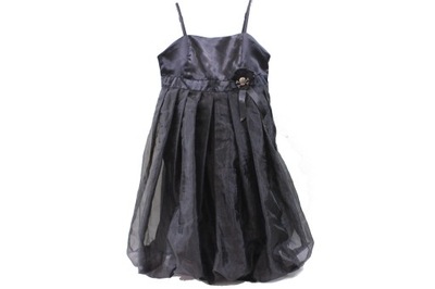 Czarna sukienka LIL MISSY r 152