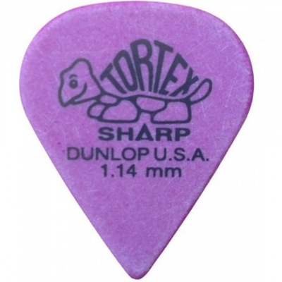 Dunlop Tortex Sharp kostka gitarowa do gitary 1.14