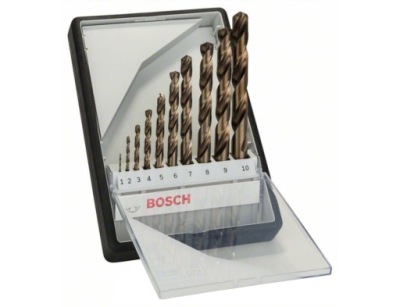 SADA 10 vrtáky HSS-Co kovu BOSCH ROBUSTNÝ