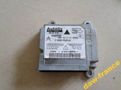 Датчик подушок подушка безпеки citroen c5 9659532380 фото №1