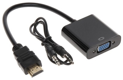 Konwerter HDMI/VGA+AU-ECO-3 ABCV