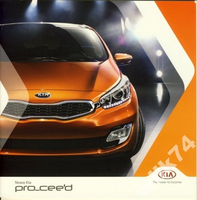 KIA PRO CEED PROSPEKT 2015 POLISH - milautoparts-fr.ukrlive.com