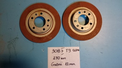 DISQUES DE FREIN ARRIÈRE PEUGEOT 308 II T9 E-HDI 270 - milautoparts-fr.ukrlive.com