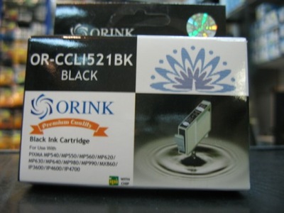 1x Orink z chip CLI-521 MP550 MP620 MP630 MP640