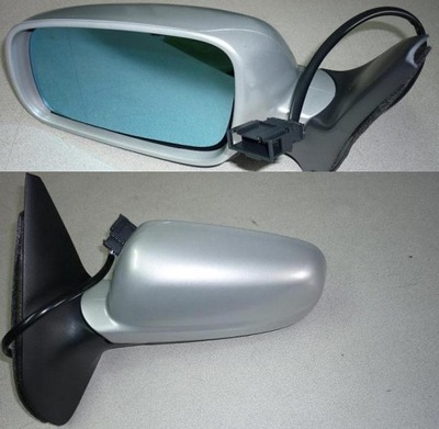 VOLKSWAGEN GOLF 4 IV BORA MIRROR LEFT LA7W SILVER ELECTRICAL 5 PIN - milautoparts-fr.ukrlive.com