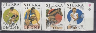 T1077 Sierra Leone Mi 997-1000 ** Seul 1988