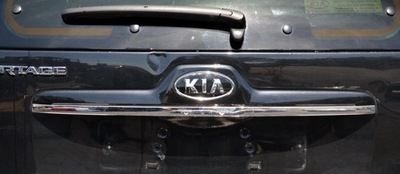 Kia sportage ii накладка хром значок крышки задняя фото №1
