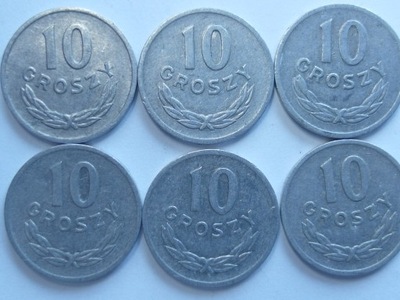 Moneta 10 gr 1966 r ładna