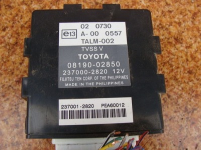 TOYOTA HILUX 07R MODULE CONTROL UNIT 3,0D4D - milautoparts-fr.ukrlive.com