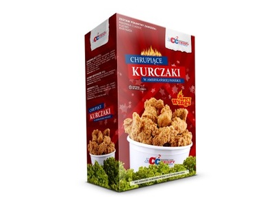 BOX - Panierka do kurczaka SPICY WINGS na 7 kg