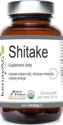 SHITAKE ECO BIO 350 mg 60 Kaps TWARDZIAK JADALNY