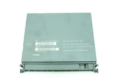 Блок керування модуль сидіння mercedes w221 a2218706287 фото №1