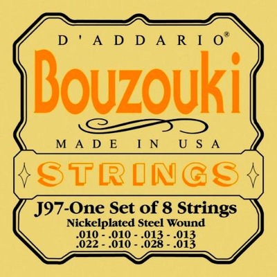 D'addario J97 struny do greckiego Bouzouki buzuki