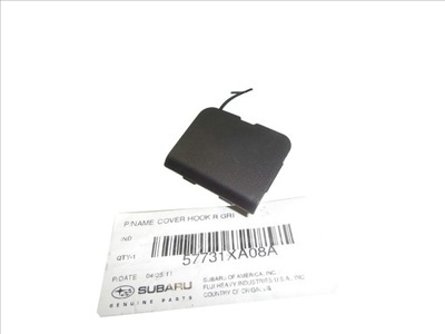 Заглушка накладка решётка радиатора бампера задняя na hak subaru tribeca 2008-2014 фото №1