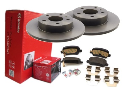 DISQUES SABOTS DE FREIN BREMBO ARRIÈRE OPEL ASTRA G H ZAFIRA A B - milautoparts-fr.ukrlive.com