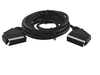 Kabel wtyk EURO SCART dekoder TV 1,5m DVB-T (0476)