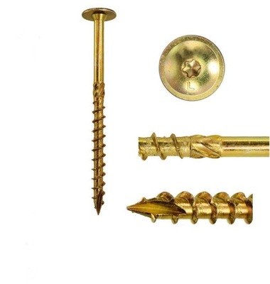 WKRĘTY WKRĘT DO WIĘŹBY DACHOWEJ 8x260mm 10szt TORX