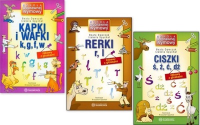 ZABAWY Z GŁOSKAMI logopedia NAUKA POPRAWNEJ WYMOWY wymowa słowa głoski