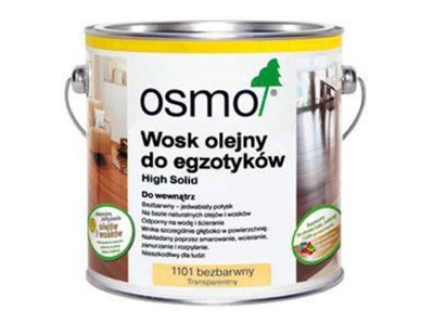 OSMO 1101 Bezbarwny Olejowosk do Egzotyków 2,5 L