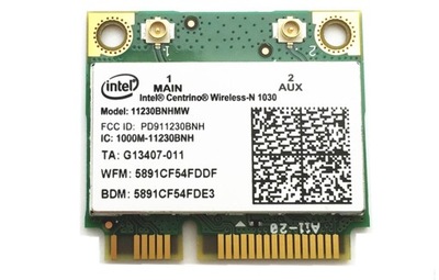 Intel Centrino Wireless-N 1030 11230BNHMW +BLTH FV