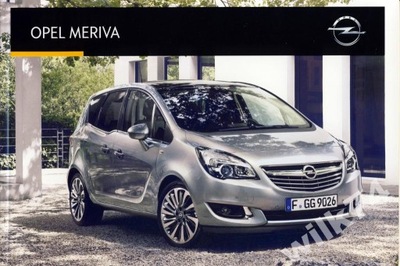 Opel Meriva prospekt model 2016 08 2015