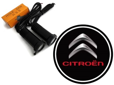 LUZ DIODO LUMINOSO LED POWITALNE LOGOTIPO CITROEN PROYECTOR CREE  