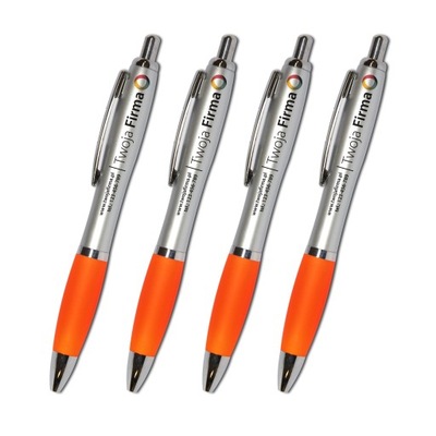 Długopisy z własnym kolorowym nadrukiem 100 szt HQ